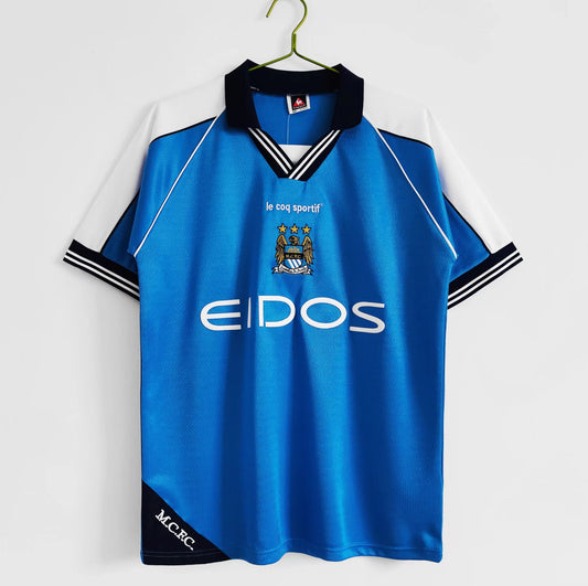Camiseta retro local del MANCHESTER CITY 1999-01