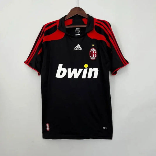 Camiseta retro de visitante del AC MILAN 2007-08