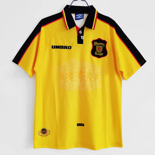 Camiseta retro de visitante de Escocia 1996