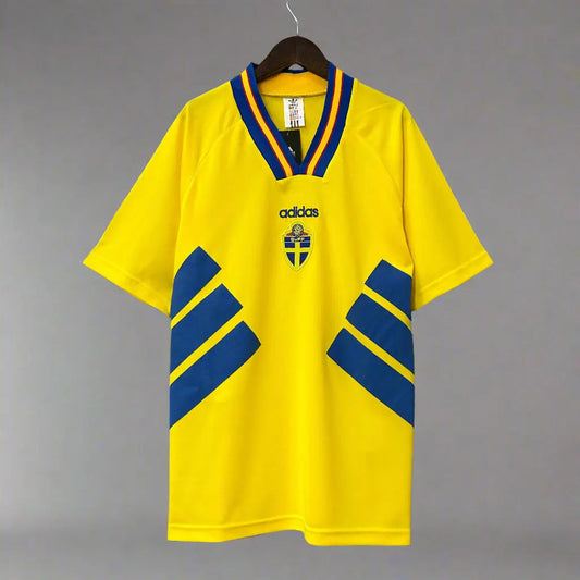 SWEDEN RETRO HOME FOOTBALL JERSEY 1994