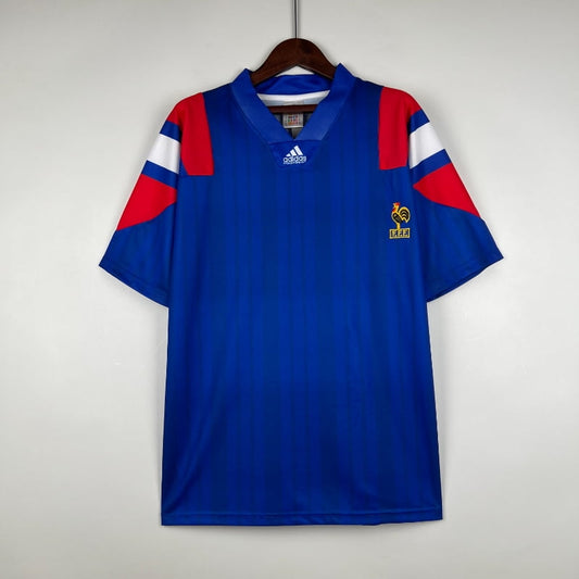 FRANCE Retro Home Jersey EURO 92