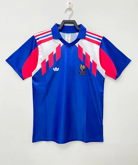 FRANCE Retro Home Jersey 1988-90