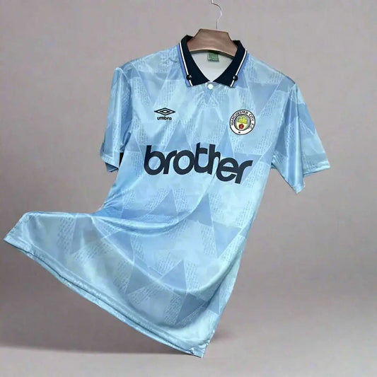 Camiseta retro local del MANCHESTER CITY 1989-91