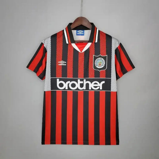Camiseta retro de visitante del MANCHESTER CITY 1994-96