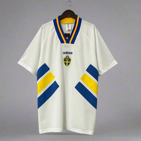 SWEDEN RETRO AWAY FOOTBALL JERSEY 1994