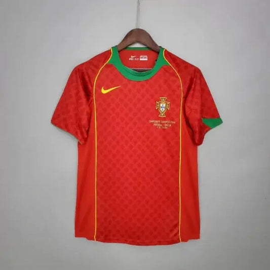PORTUGAL Retro Home Jersey EURO 2004 FINAL