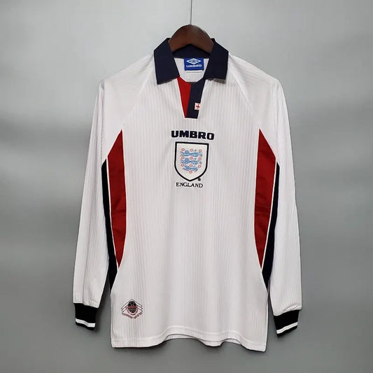 ENGLAND Retro L/S Home Jersey WORLD CUP 1998