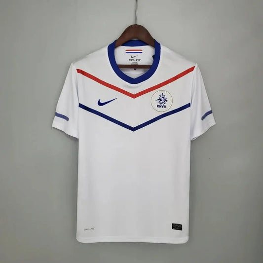 Camiseta retro de visitante de PAÍSES BAJOS 2010