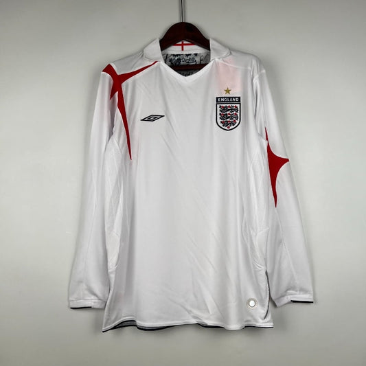 ENGLAND Retro L/S Home Jersey WORLD CUP 2006