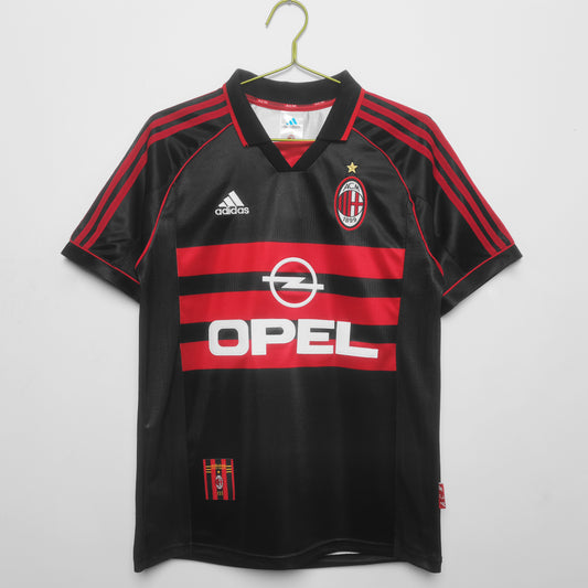 Camiseta retro de visitante del AC MILAN 1998-99