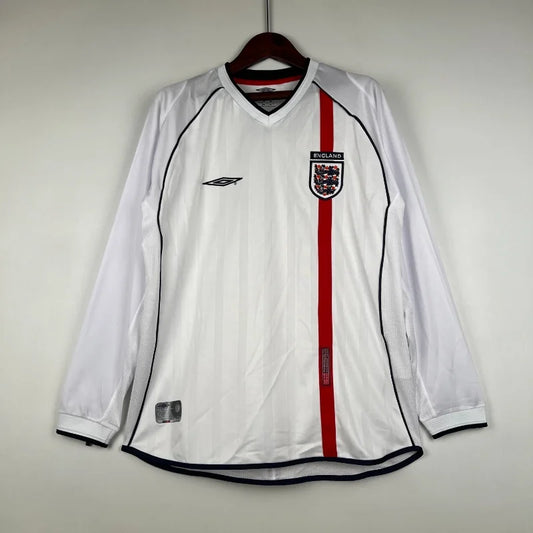 ENGLAND Retro L/S Home Jersey WORLD CUP 2002