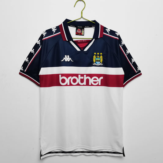 Camiseta retro de visitante del MANCHESTER CITY 1997-98