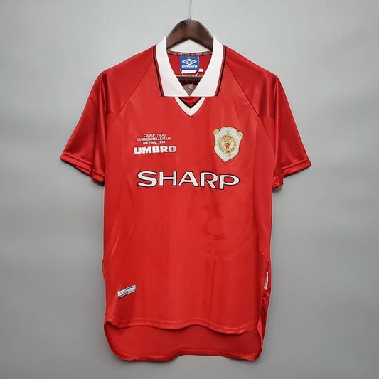 CAMISETA RETRO DEL MANCHESTER UNITED Edición Final de la Liga de Campeones 1998