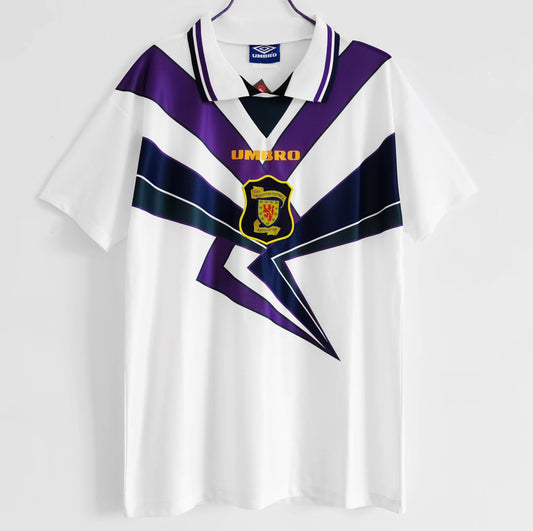 Camiseta retro de visitante de Escocia 1994-96